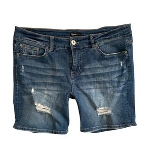 UNION BAY➕SUPPLIES Distressed Denim Shorts